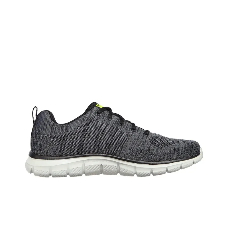 Skechers Track Cushioning, Slip Resistant, And Abrasion Resistant Low Top Running Shoes Men's Black Gray-1