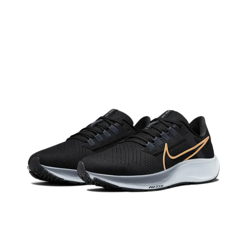 Nike Air Zoom Pegasus 38 'Black Metallic Gold Coin' Women's-2