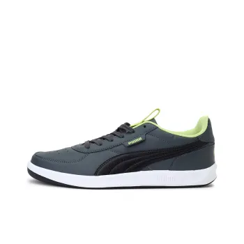PUMA Bayma Cushioning Anti Slip And Wear Resistant Low Top Running Shoes Men's Gray Green