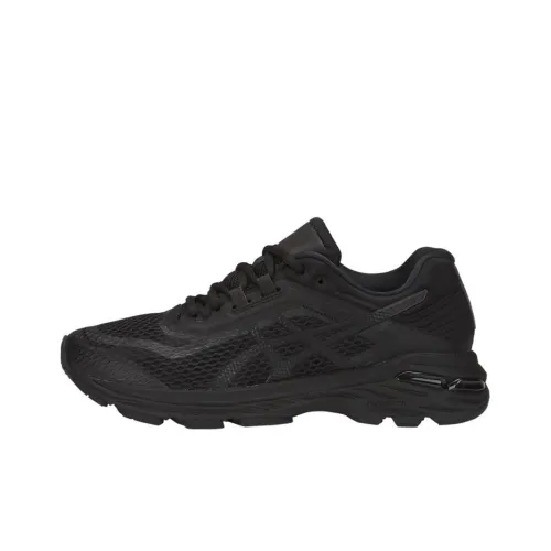 Asics Gt-2000 6 Durable Breathable Low-Top Running Shoes Women's Black