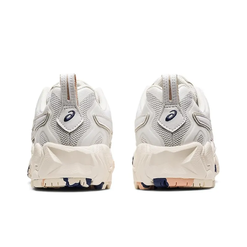 Asics Wear-resistant And Lightweight Low-Top Running Shoes Women's Cream White-4
