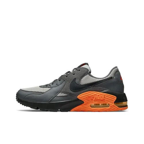 Nike Air Max Excee Running Shoes Men Low-Top Gray/Black/Orange