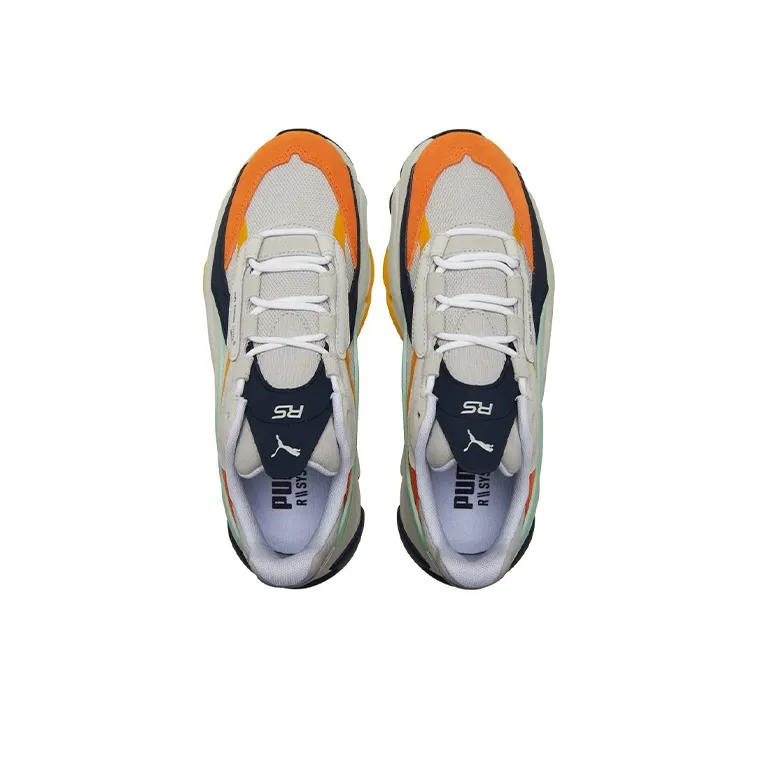 PUMA Unisex Rs connect Dust Sneakers Orange 'Gray'-3
