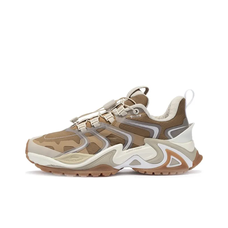 LiNing Cat Paw X Claw ACE Low Top Running Shoes Women's Bone Brown-0