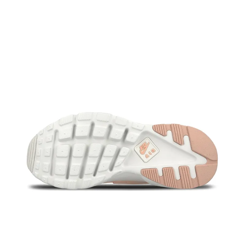 Nike Air Huarache Run Cushioned Anti-Slip Wear-Resistant Breathable Lightweight Low-Top Running Shoes Men's Pink White-4