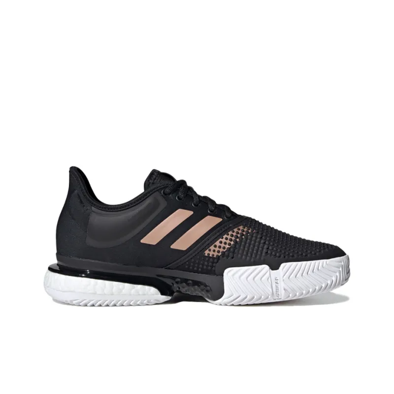 Adidas SoleCourt 'Black Copper Metallic' Women's-1