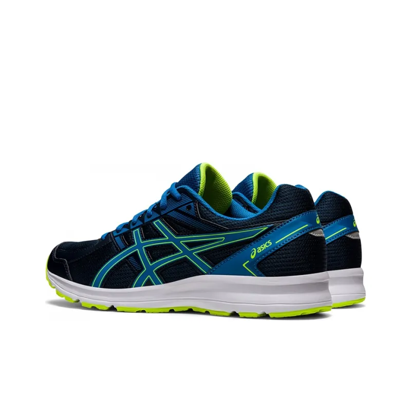 Asics Jolt 3 Anti-Slip And Wear-Resistant Breathable Low-Top Running Shoes Men's Blue-3