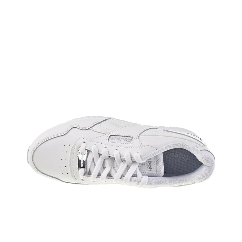 Reebok Classic Harman Run Breathable Low-Top Running Shoes Women's White Silver Blue-3