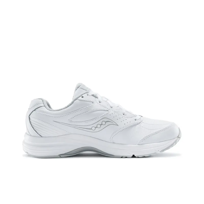 Saucony Integrity Walker 3 Cushioning Anti Slip And Wear Resistant Support Low Top Running Shoes Men's White-1