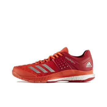 Adidas Crazyflight Volleyball Wear Resistant Slip Resistant Low Top Running Shoes Men's Red