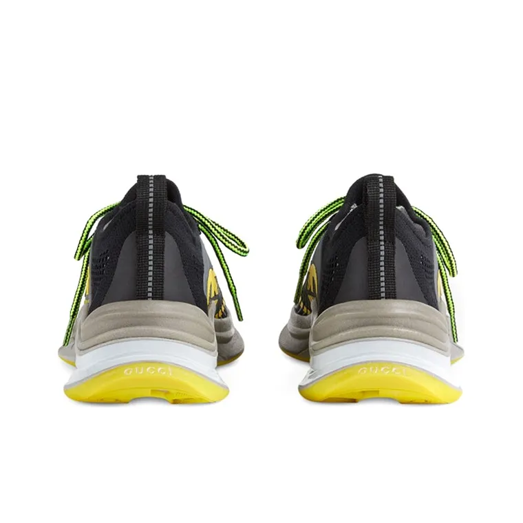 GUCCI Run Sneaker 'Black Yellow'-3
