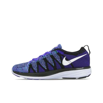 Nike Flyknit Lunar 2 Running Shoes Women's Low-Top Purple/Black/White
