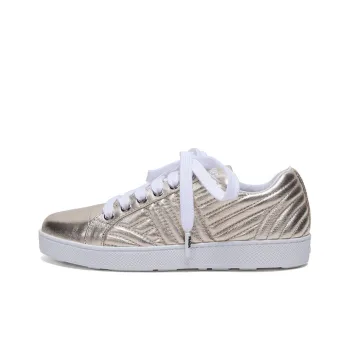 PRADA Low Top Stylish Skateboarding Shoes Women's Pyrite Yellow
