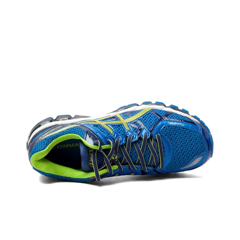 Asics Gel-Kayano 21 Running Shoes Men Low-Top Ocean Blue/Yellow-3