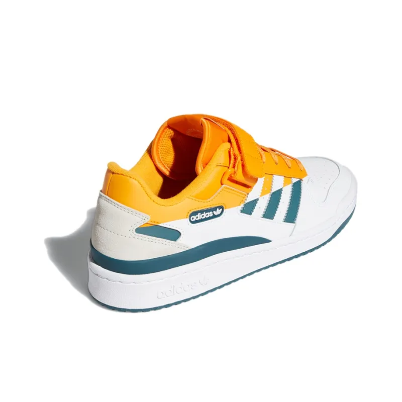 Adidas Forum Low Premium 'White Crew Orange Teal'-3