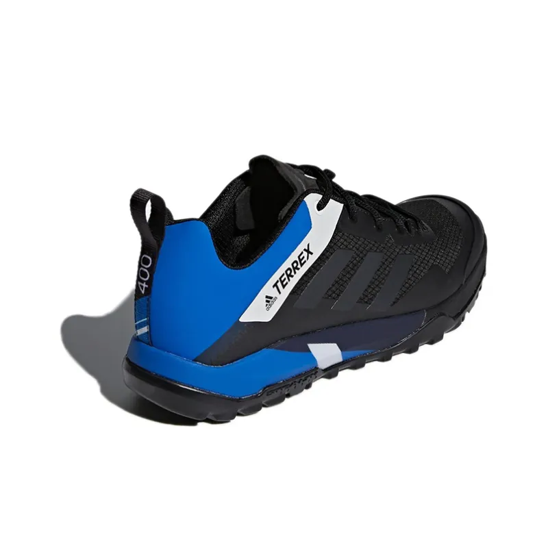 Adidas Terrex Trail Cross SL Slip-Resistant Low-Top Trekking Shoes Men's Blue Black-3