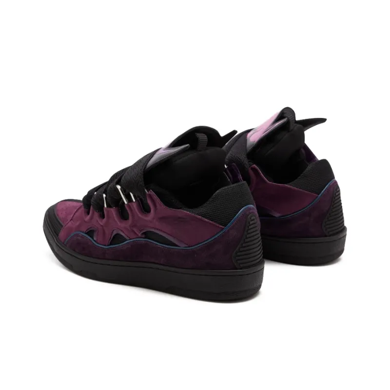 Lanvin Curb BATMAN Low-Top Stylish Skateboarding Shoes Men's Purple-3