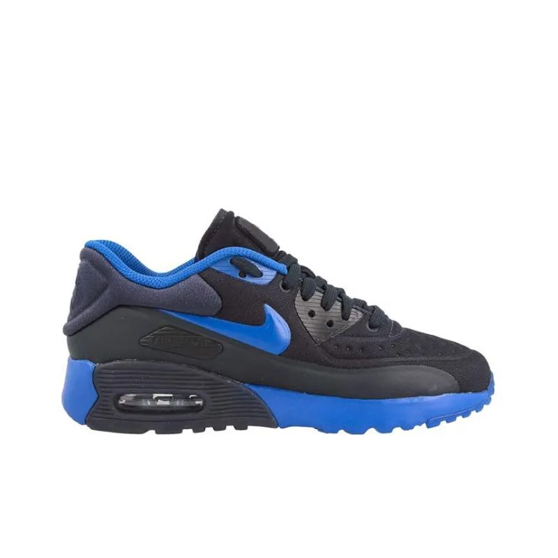 Nike Air Max 90 Cushioning Anti Slip Wear Resistant Breathable Lightweight Rebound Low Top Running Shoes Women's Blue-1