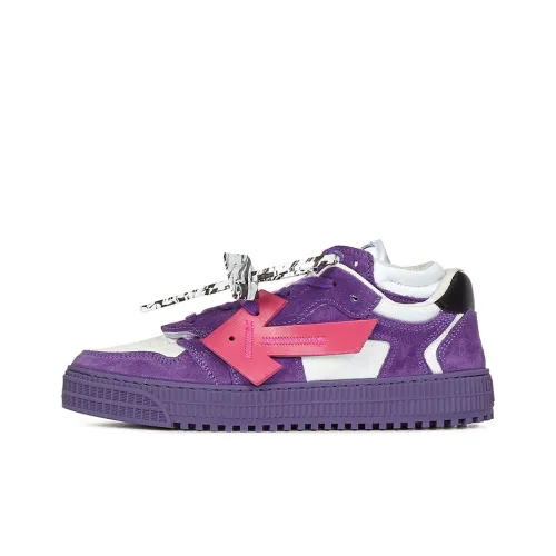 OFF-WHITE Arrow Skateboard Shoes Men Low-Top Purple