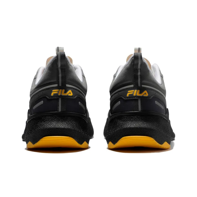 FILA Neuron 5 Cushioning, Slip Resistant, Abrasion Resistant Coverage Low Top Running Shoes Unisex Gray Black-4