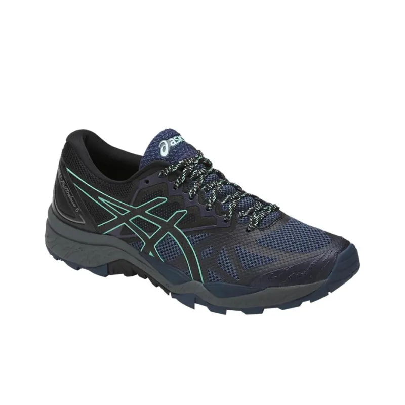Asics GEL-FujiTrabuco 6 Running Shoes Women's Low-Top Blue/Black-2
