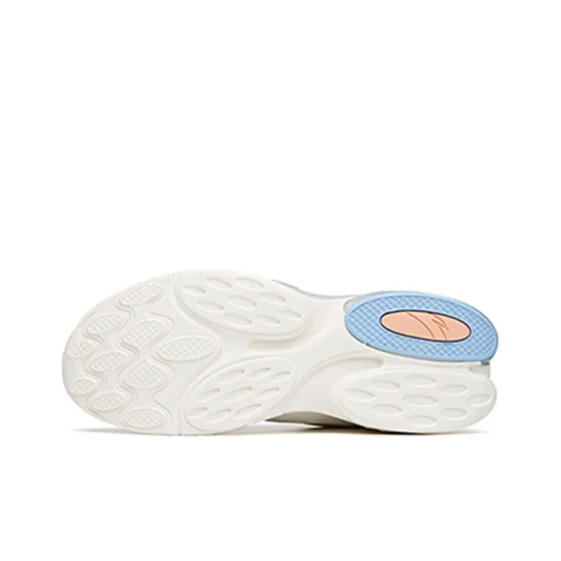 Anta Running Collection Low Top Running Shoes Women's White Blue-5