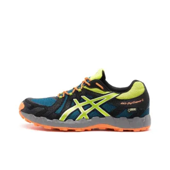Asics Gel-Fuji Trainer Anti-Slip And Wear-Resistant Breathable Low-Top Running Shoes Men's Blue Green