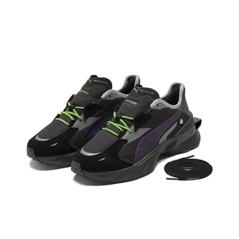 PUMA Roaringwild X PUMA Unisex Pwrframe Op 1 Sports Shoes Black 'Blue'-2