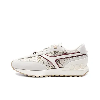 LI NING 1990 Zhengrong Casual Shoes Women's Low Top Ecru