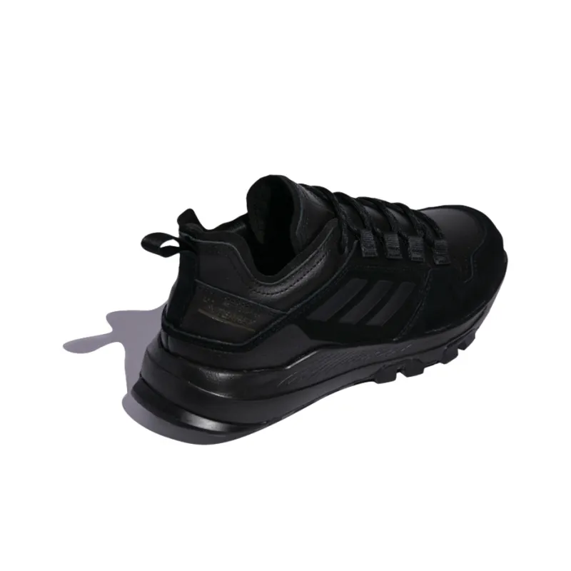 Terrex Hikster Adidas Leather Low 'Black Grey'-2