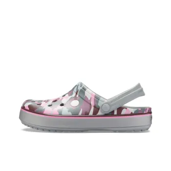 Crocs Crocband Graphic Iii Clogs 'Grey Pink'