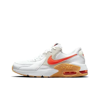 Nike Air Max Excee Cushioning Breathable Wear-Resistant Slip-Resistant Low-Top Universality Men's White Orange