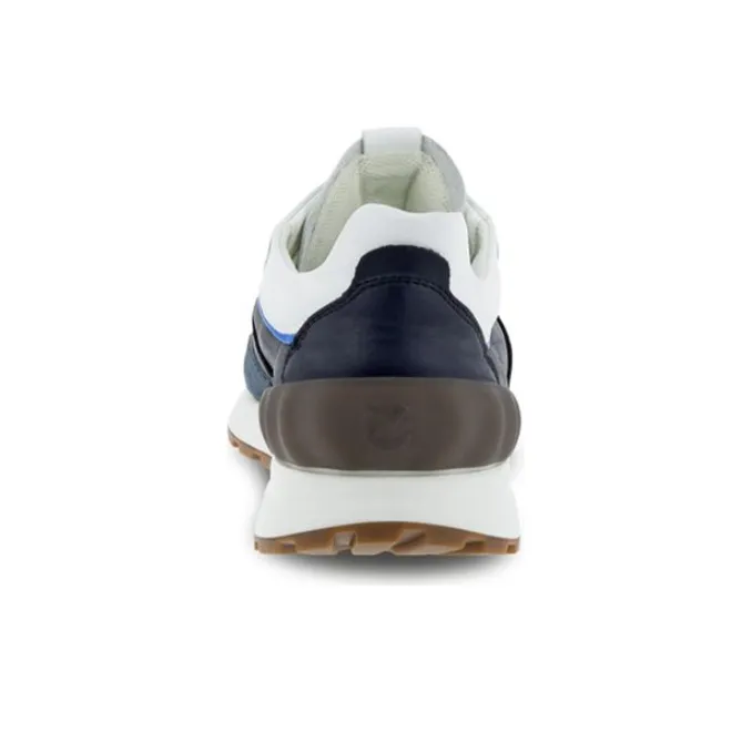 Ecco Astir Waffle Low Top Sports Casual Shoes Men's Blue-3