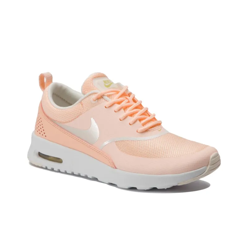 Nike Air Max Thea Cushioned Wear-Resistant Lightweight Low-Top Casual Shoes GS Orange Pink-1