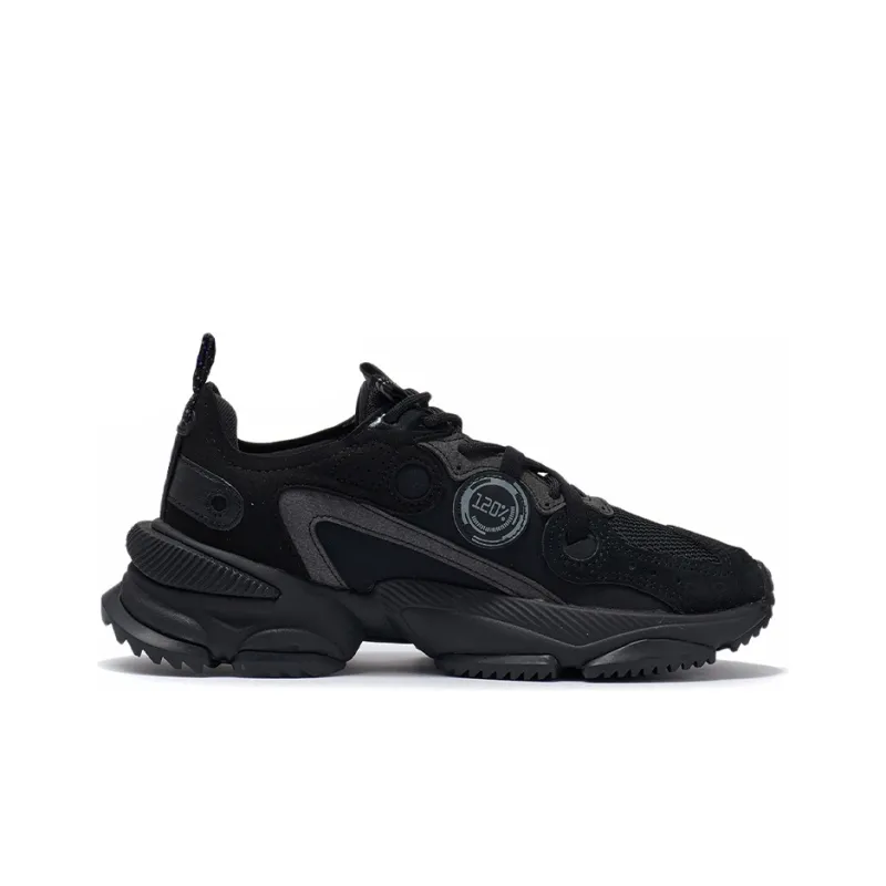 LiNing Nebula M1 Cushioning, Breathable, Thermal Low Top Casual Shoes Women's Black-1