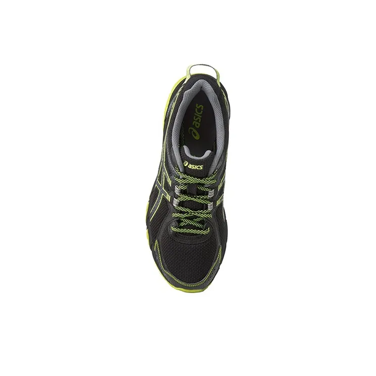 Asics Gel-Sonoma 2 Wear-Resistant Slip-Resistant Cushioning Low-Top Running Shoes Men's Black Yellow-2