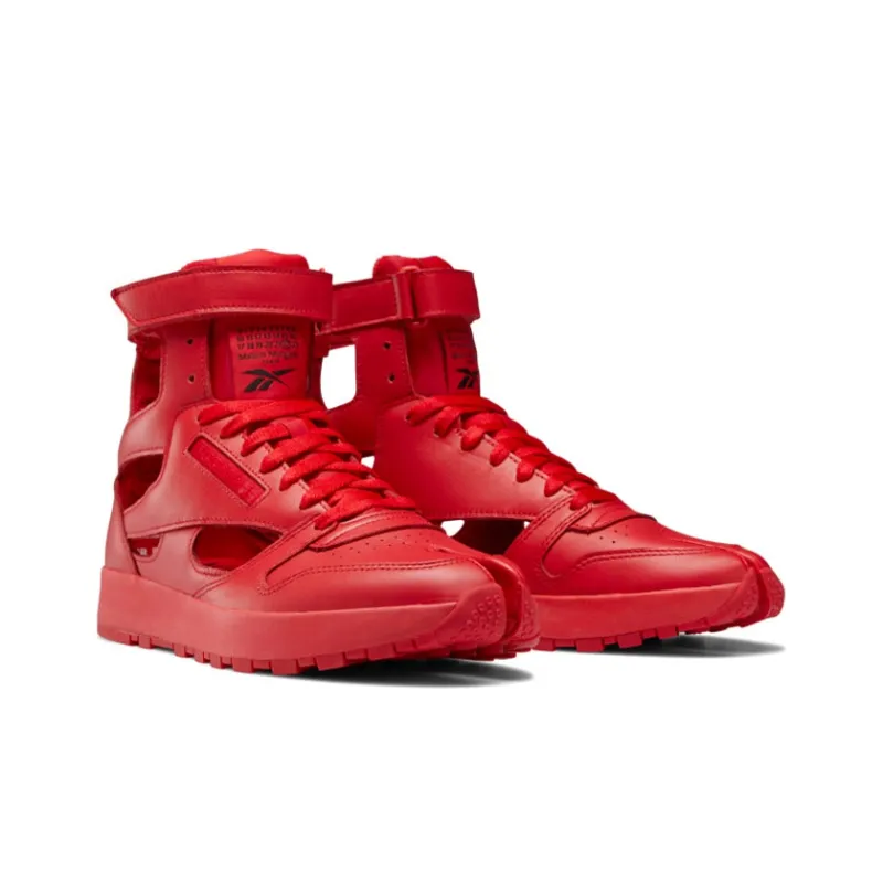 Reebok Classic Leather Tabi High Maison Margiela Red-2