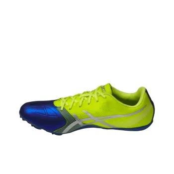 Asics Hyper Sprint 6 Abrasion Resistant Low Top Running Shoes Men's Blue Yellow