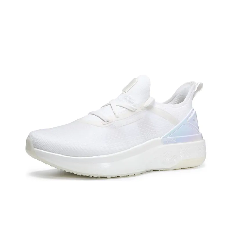 PEAK State Pole 4.0 Cushioned Slip Resistant Abrasion Resistant Breathable Low Top Casual Running Shoes Women's Beige-2