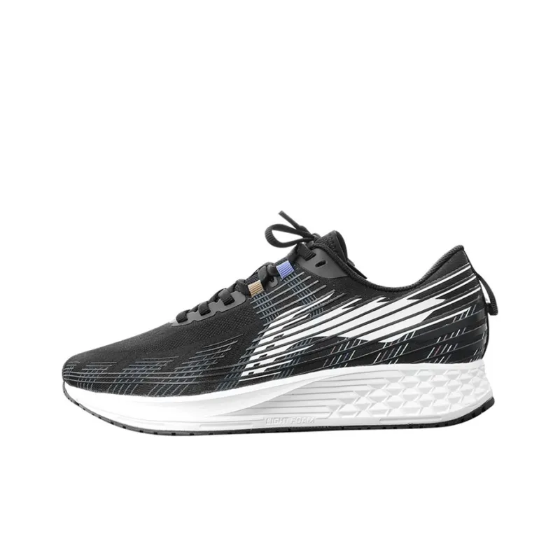 LiNing Red Hare 4 Cushioning Anti Slip Wear Resistant Breathability Low Top Casual Shoes Men's Black-0