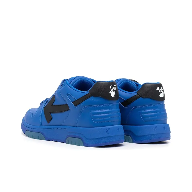 OFF WHITE Low Top Stylish Skateboarding Shoes Men's Blue-3