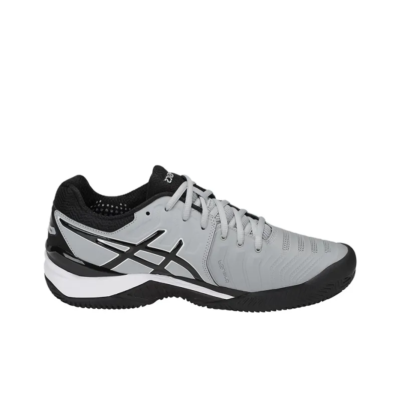 Asics Gel-Resolution 7 Running Shoes Men Low-Top Gray/Black-1
