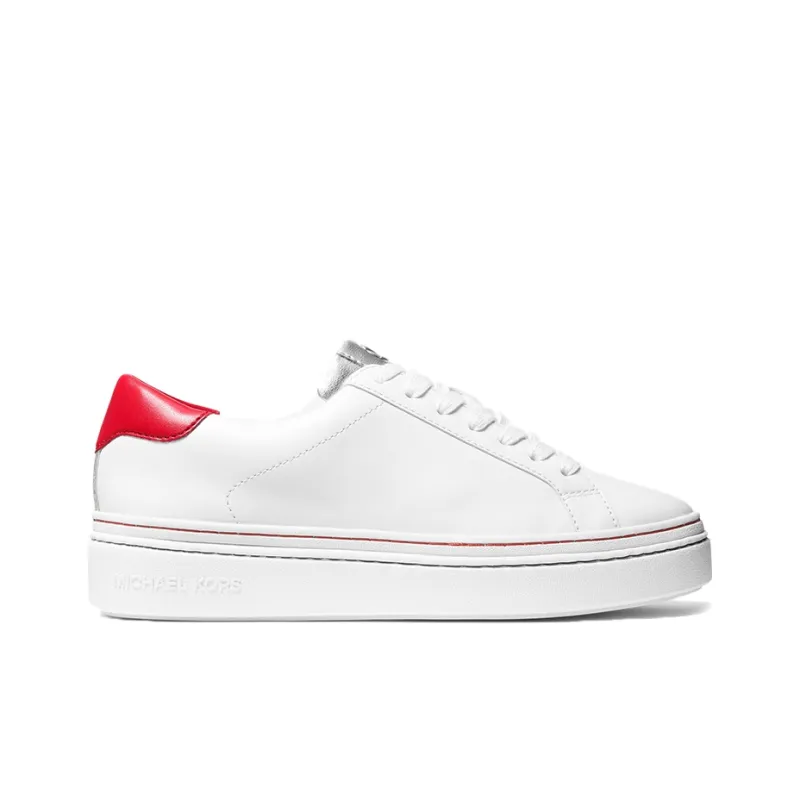 MICHAEL KORS Chapman Low Top Stylish Skateboarding Shoes Women's White-1