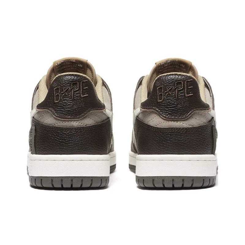 BAPE A BATHING APE Bape SK8 Sta Brown Ivory-4
