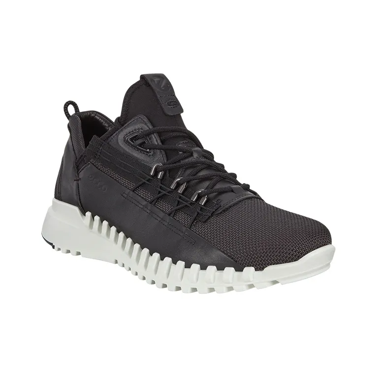 Ecco Zipflex Casual Shoes Men Low Top Black-1