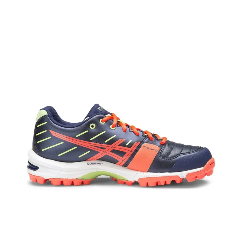 Asics Gel-Hockey Running Shoes Women's Low-Top Blue/Orange-1