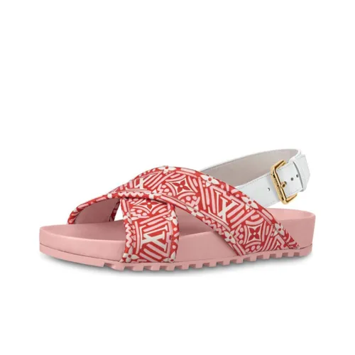 LOUIS VUITTON Bom Dia One-Strap Sandals Women's