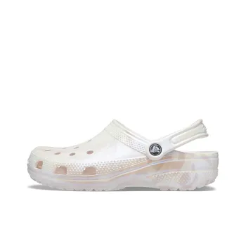 Crocs Classic Marble Clogs 'White Pink'