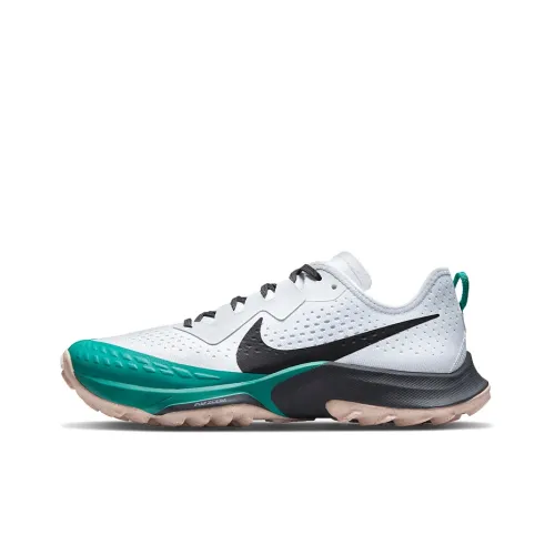 Nike Air Zoom Terra Kiger 7 Running Shoes Women's Low-Top White/Black/Green