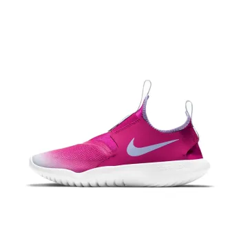 Nike Flex Runner Cushioning Anti-Slip And Wear-Resistant Low-Top Running Shoes GS Rose Red